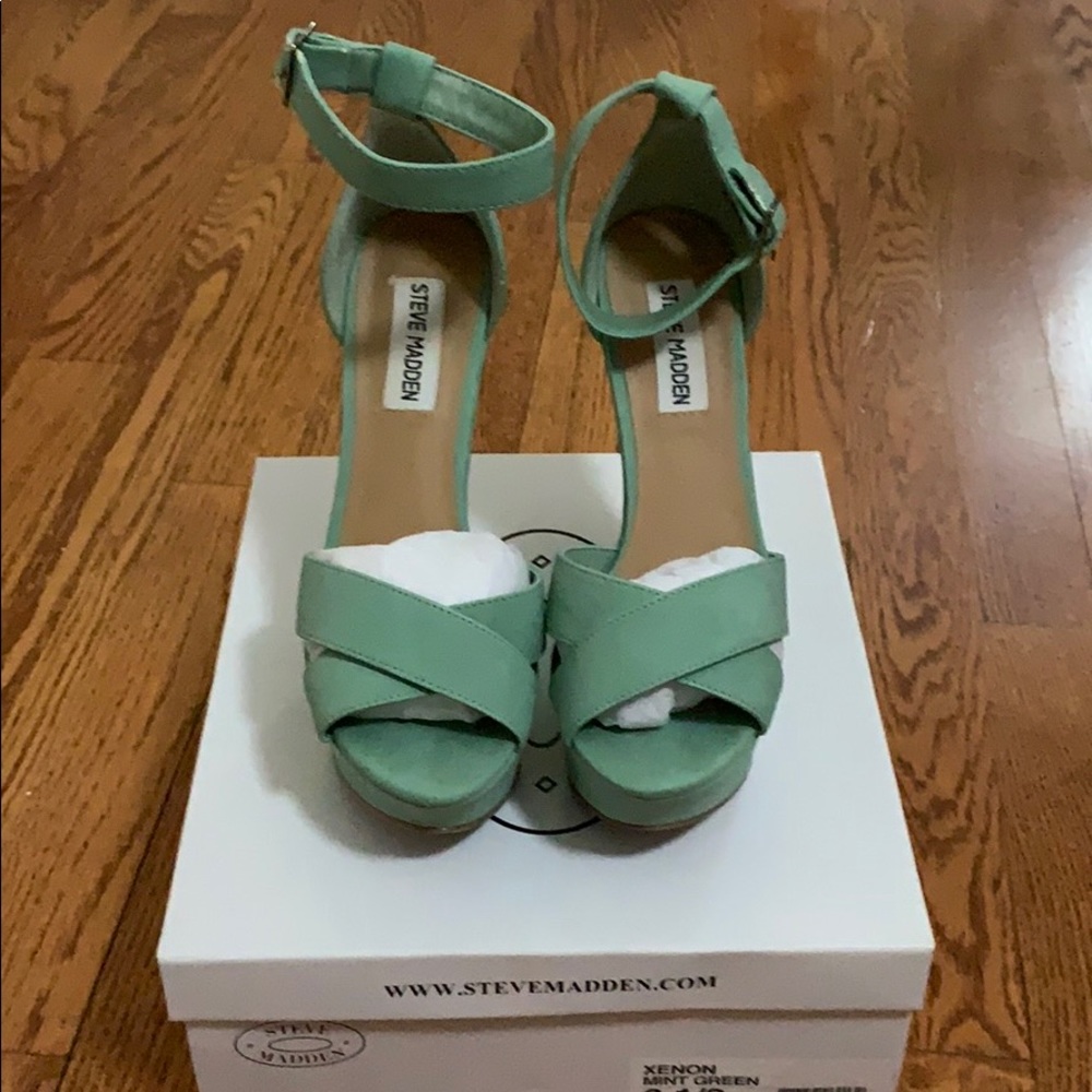 Steve Madden Xenon Mint green 6.5